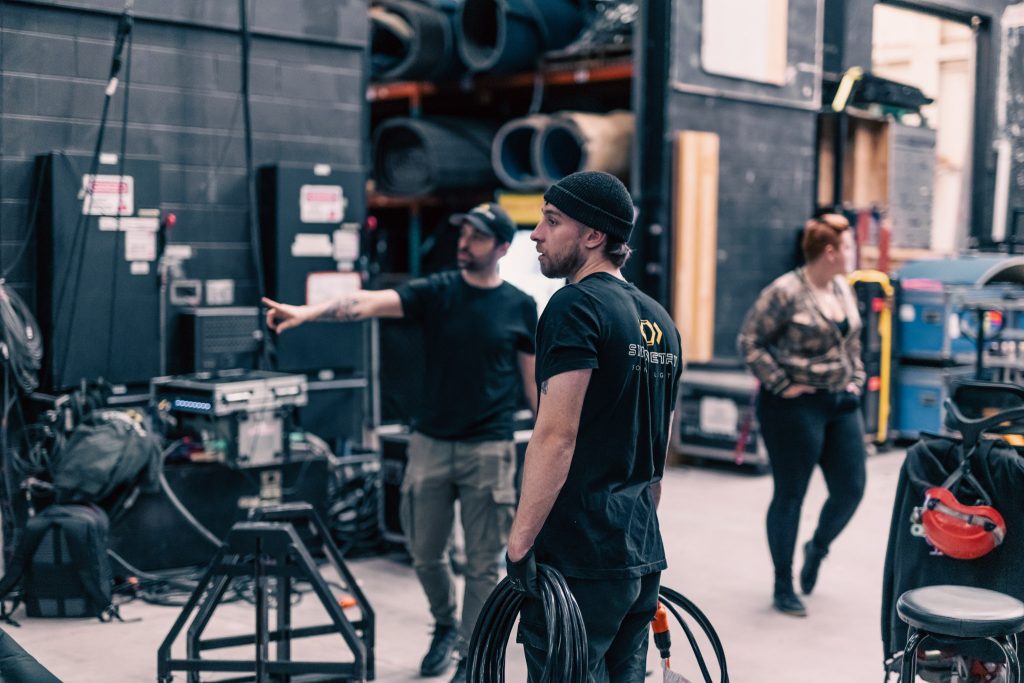 L’équipe Symmetry en coulisses